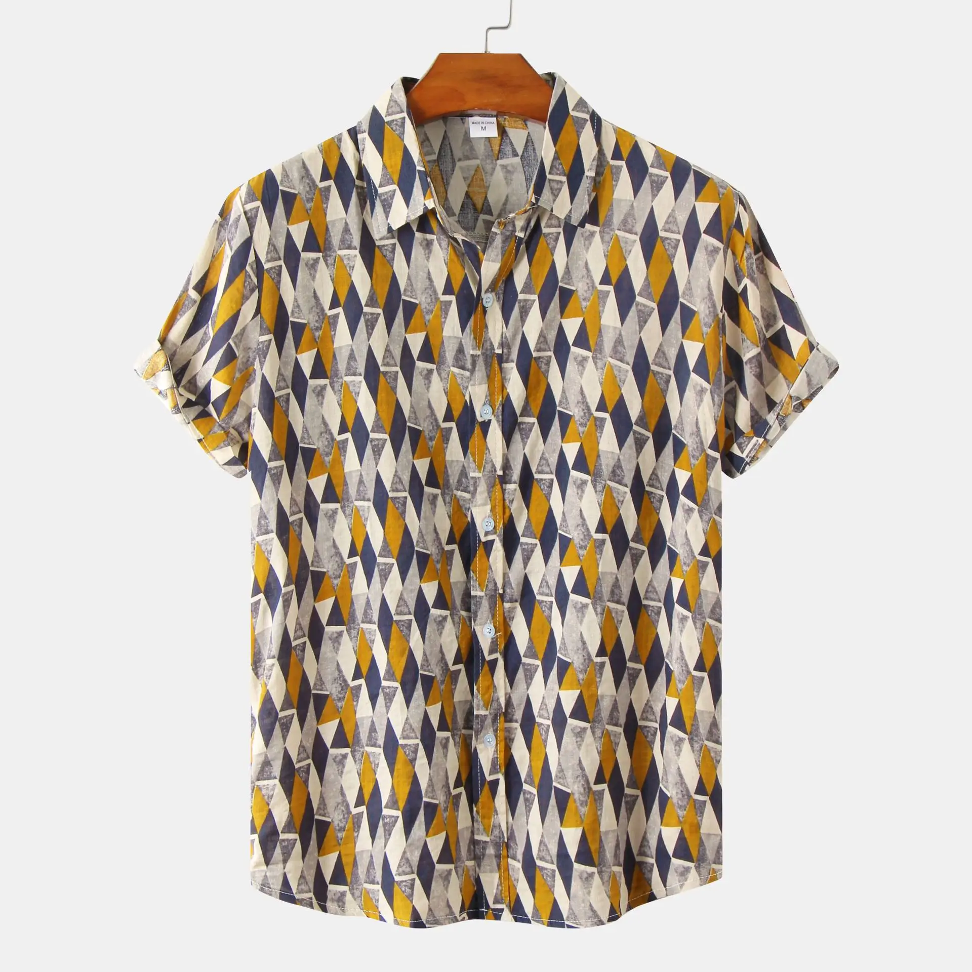 Men'S Shirt Floral 3d Print Undies Hawaiian Shirts Casual Short Sleeved Oversized Blouse Streetwear Tees Top Summer Men Clothing