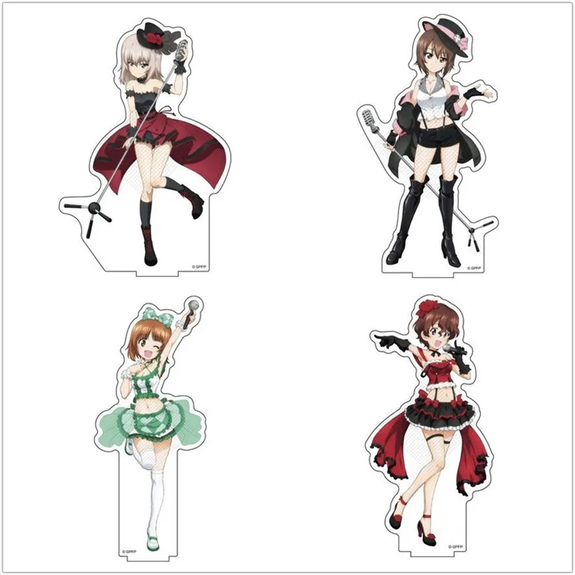 Фигурка из аниме «GIRLS und PANZER», стоящая кукла, ГУП, нишизуми, МИХО, Махо, итсуми, Эрика, стандартная пластина, косплей-игрушка для подарка