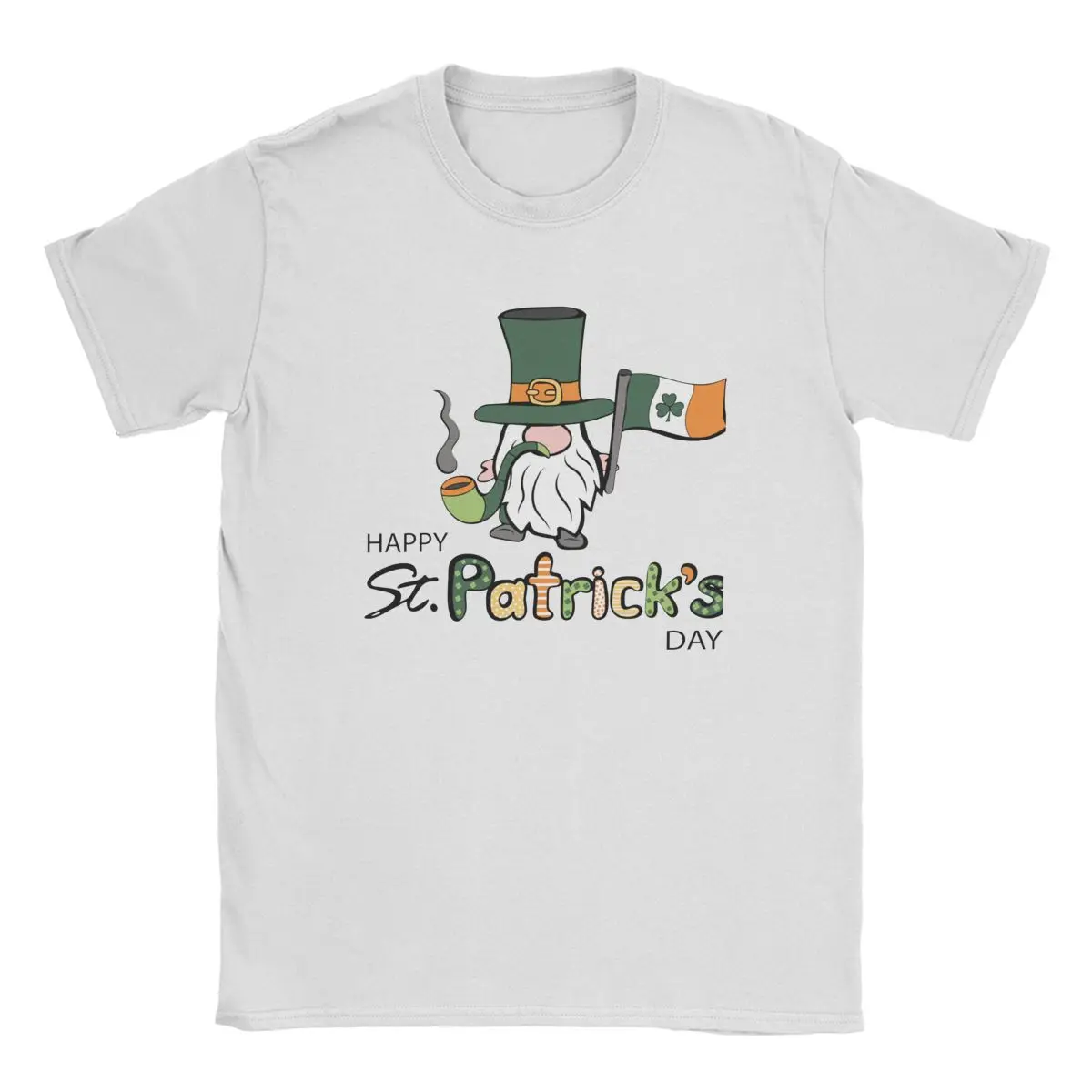 

Футболка с надписью «Счастливый День Святого Патрика» для мужчин и женщин, 100% хлопок
