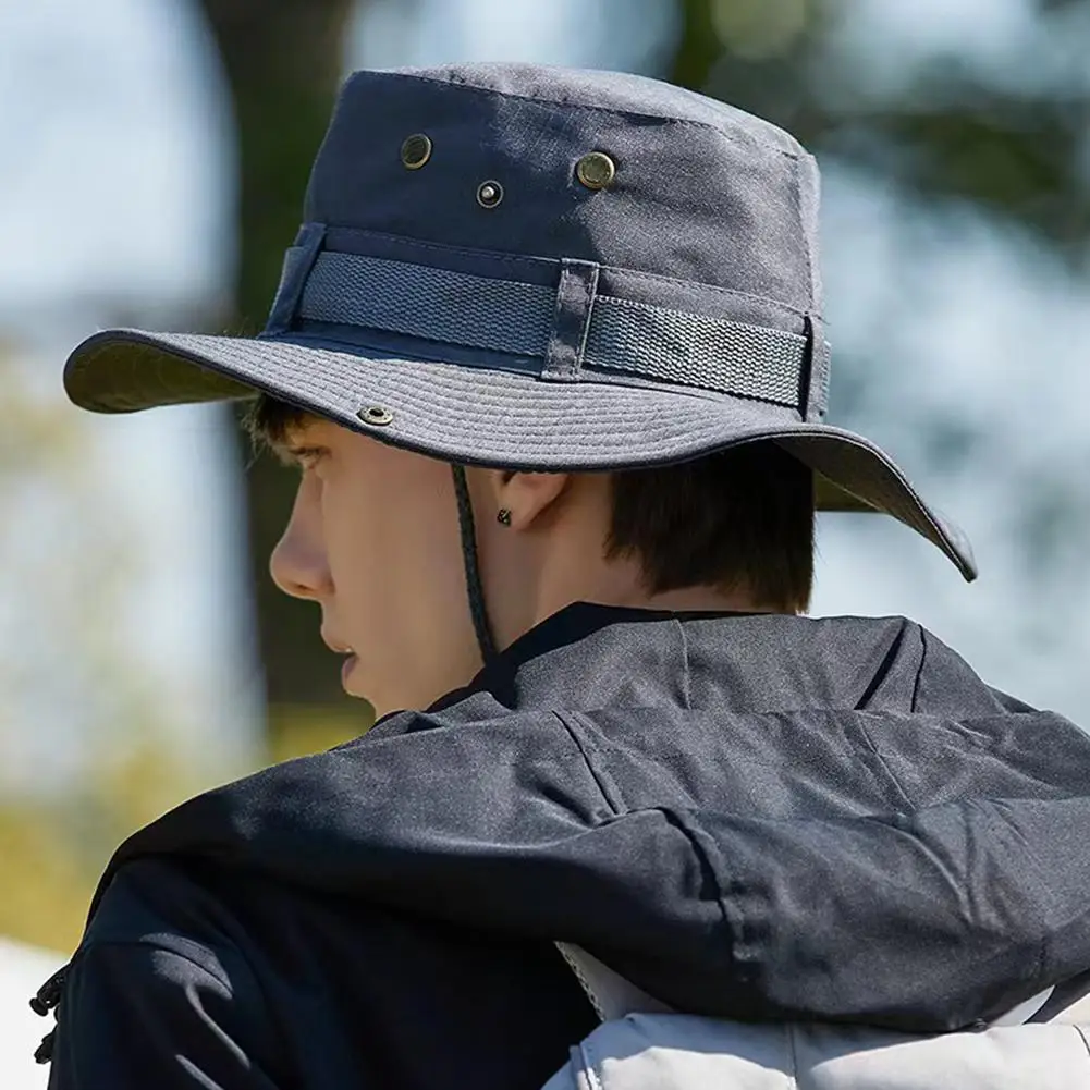 Панама с широкими полями для мужчин и женщин шляпа от солнца защитой