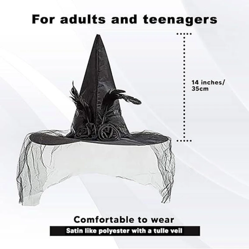 Плащ ведьмы комплект шляпы и перчаток костюм на Хэллоуин накидка плащ с