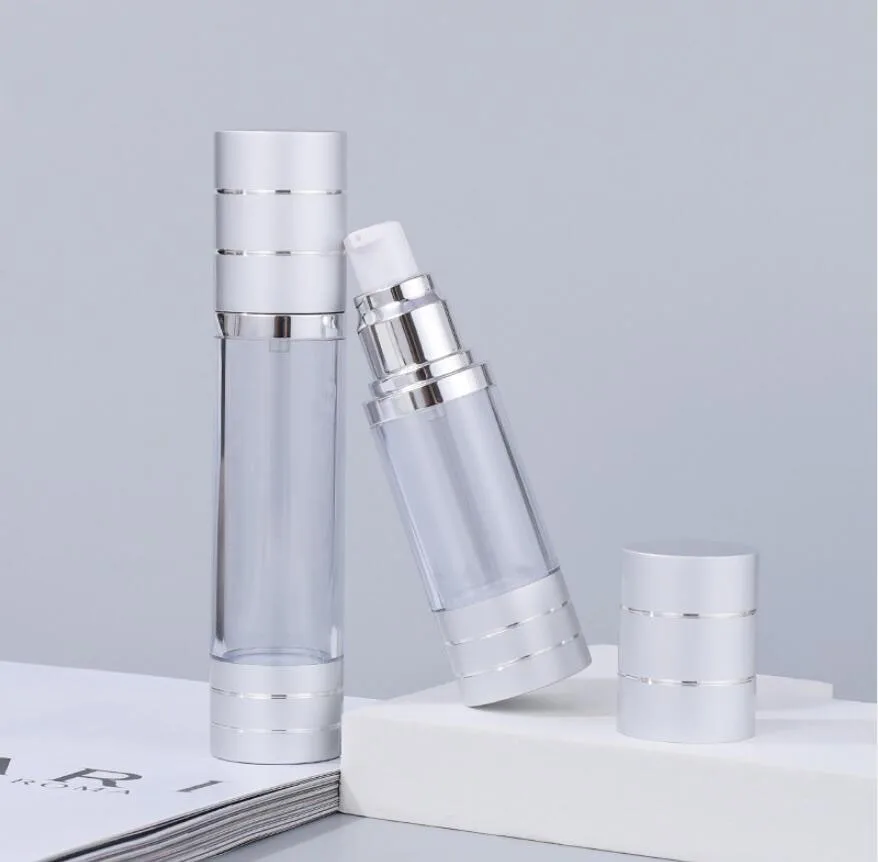 80 мл пластиковая алюминиевая бутылка с безвоздушным насосом электронная