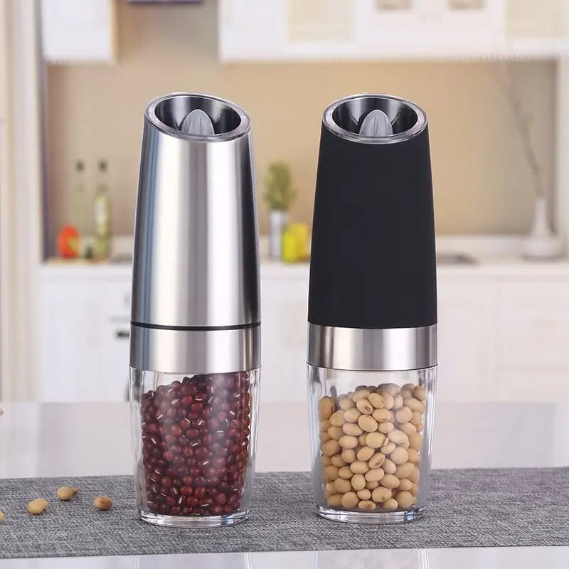 Grinder Gravity Spice Mill Kitchen Tool Automatic Adjustable Spices Grinder Salt