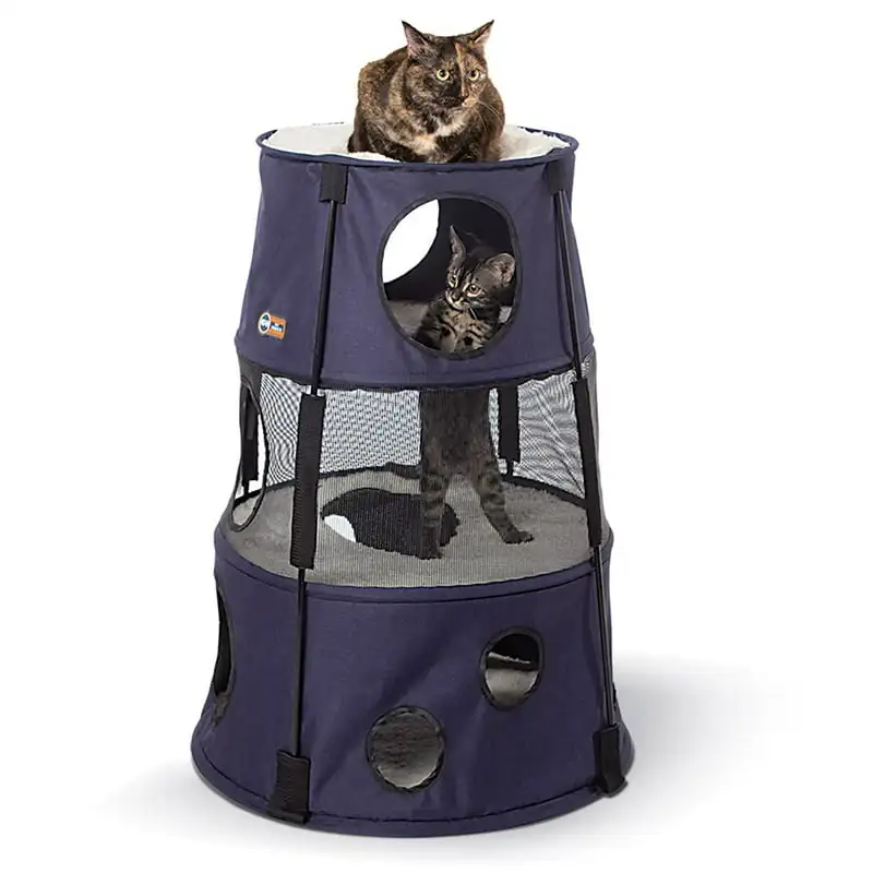 

Kitty Tower Classy Dark Denim 22 X 30 Inches
