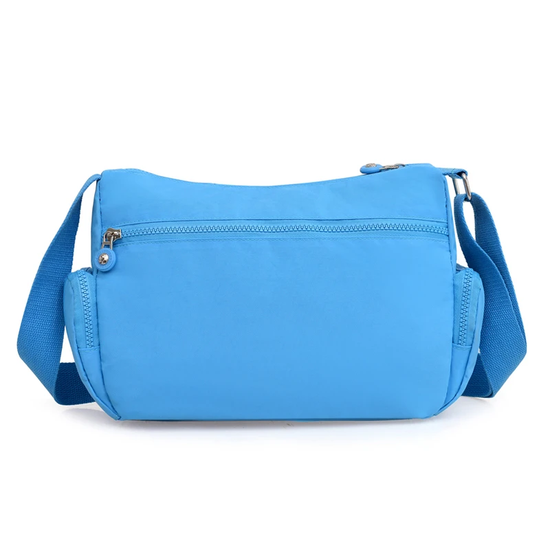 Green Oxford Waterproof Shoulder Bag Women Casual Crossbody Bag Multifunction Shopping Handbag Large Capacity Messenger Bag
