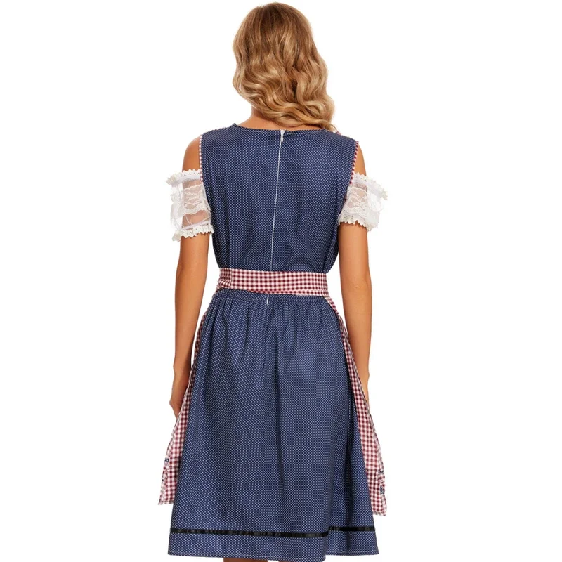 Баварское платье Октоберфест праздничное женское пивное этническое Heidi Dirndl