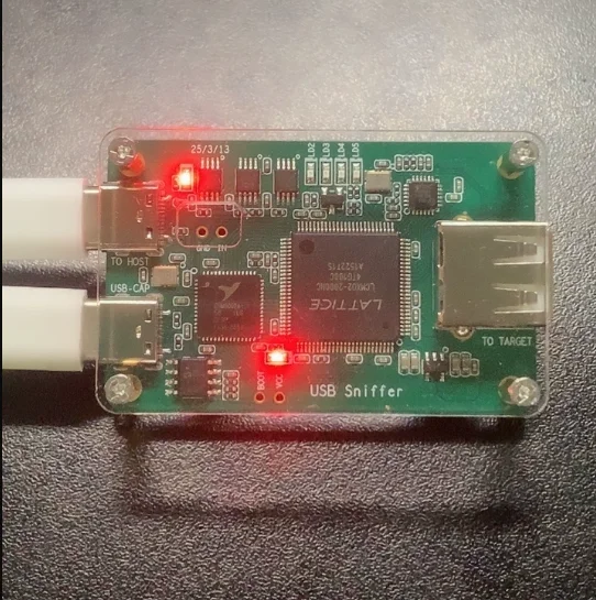 Фото Анализатор протоколов USB, USB-сниффер, инструмент для анализа данных USB, совместимый с Wireshark №2