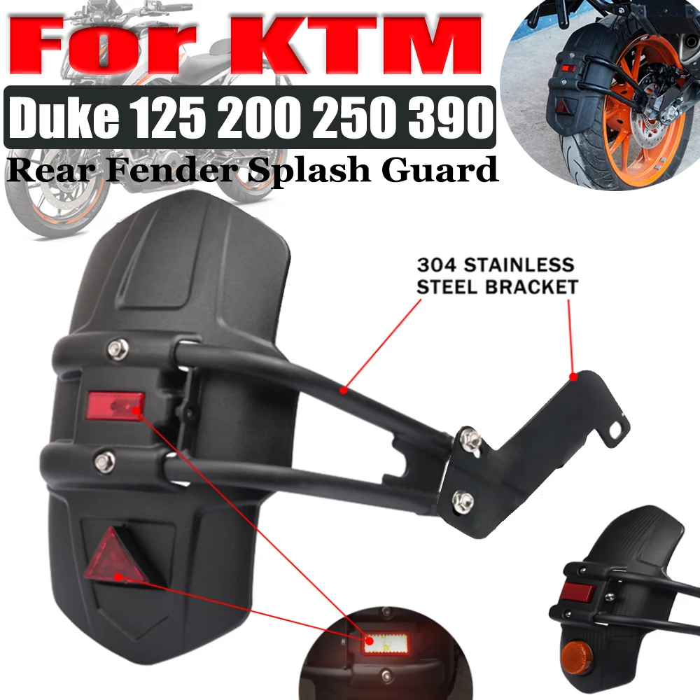 

Motorcycle Rear Fender Mudguard Wheel Tire Splash Cover Guard For KTM Duke 125 200 250 DUKE 390 DUKE 125DUKE DUKE390 Accessories