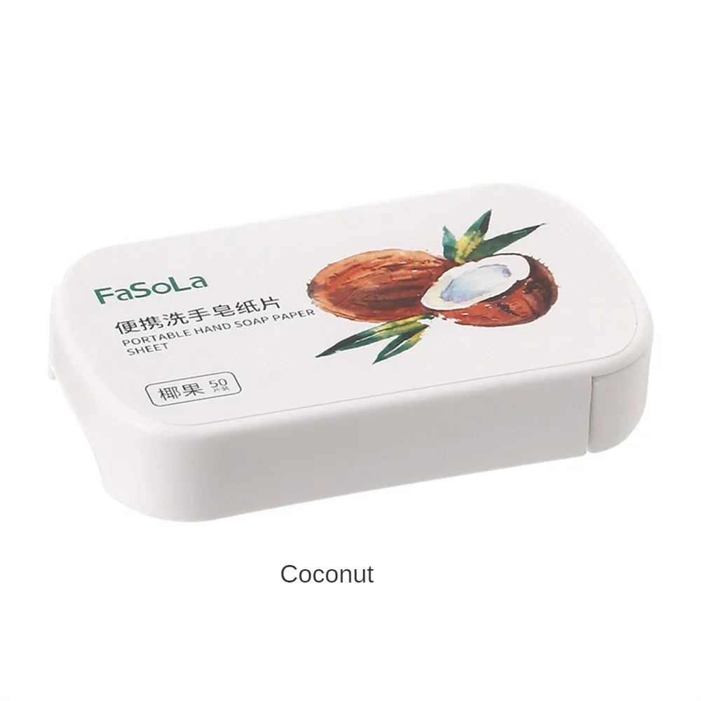 

Washing Foam Travel Box Skin-friendly Fresh Soap Paper Skin Care Soap Paper Disposable Petal Soap Skin Friendly Portable Soap