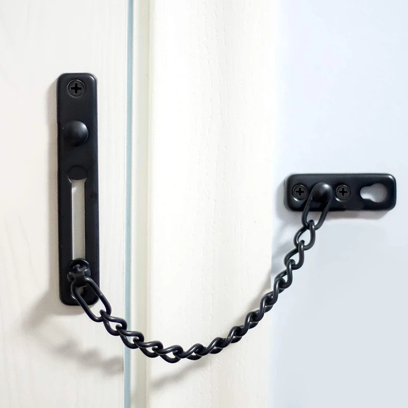 

Anti-theft Stainless Steel Home Door Chain Latch Safety Guard Security Lock Security Limiter Tools Hardware for home door