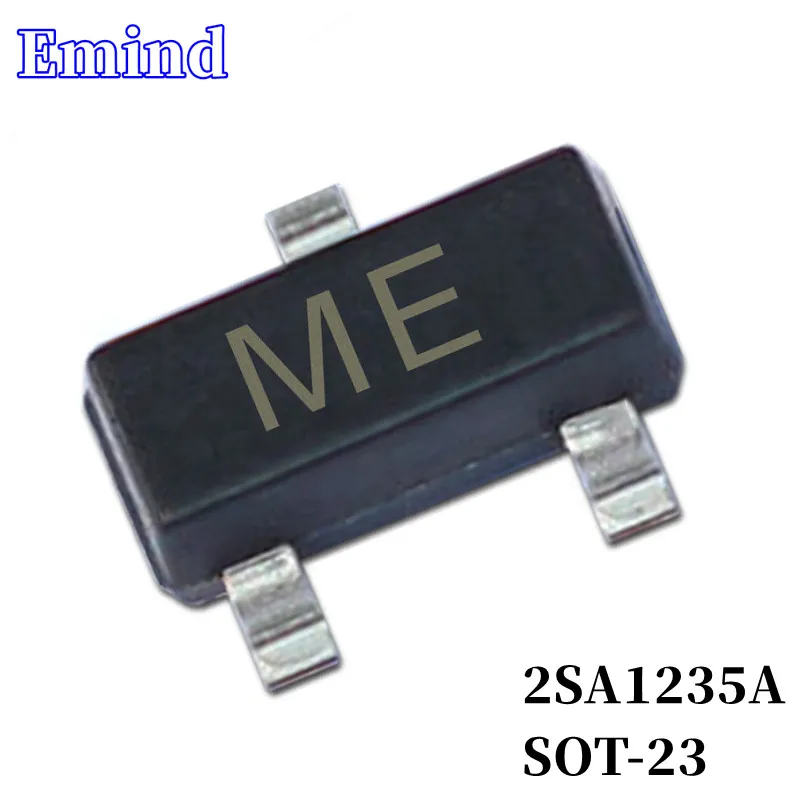 

100/200/300 шт., транзисторы 2SA1235A SMD SOT-23 Silkscreen ME Type PNP 50 В/мА
