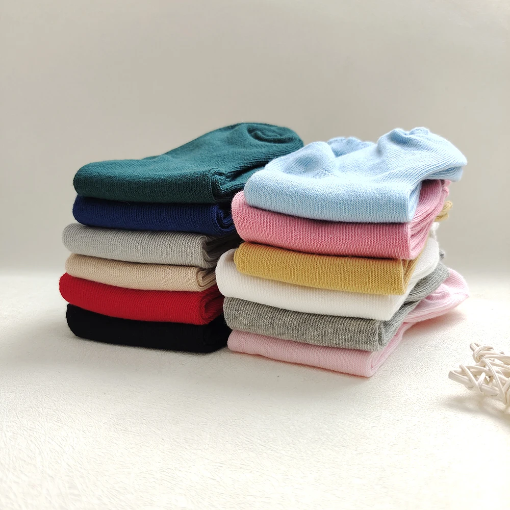 Новые детские носки хлопковые гольфы для девочек длинные носки-трубы