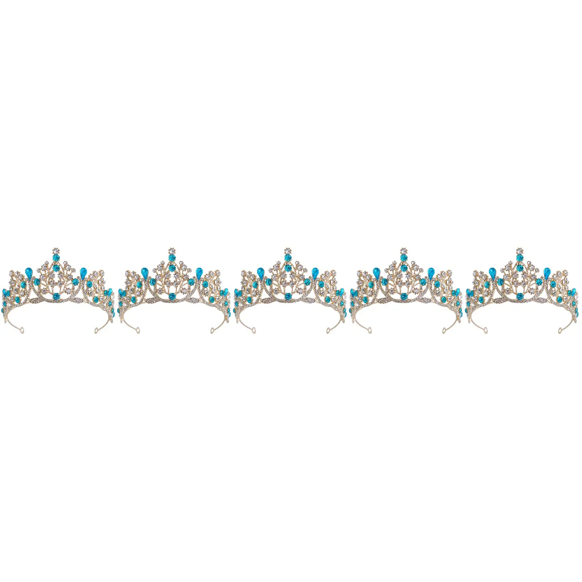 

Set 5 Tiara Pageant Crowns Women Wedding Bride Bachelorette Gifts Bridesmaids Head Pieces Headpieces Birthday Sweet