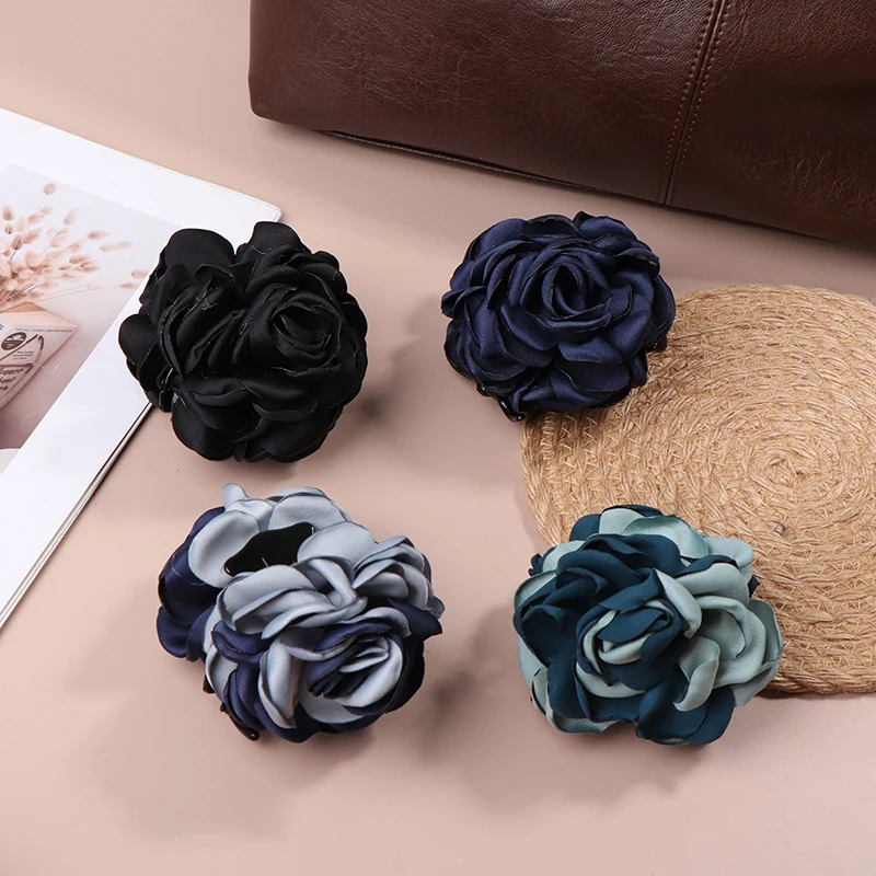 Большой цветок женские заколки для волос новинка винтажные модные головные