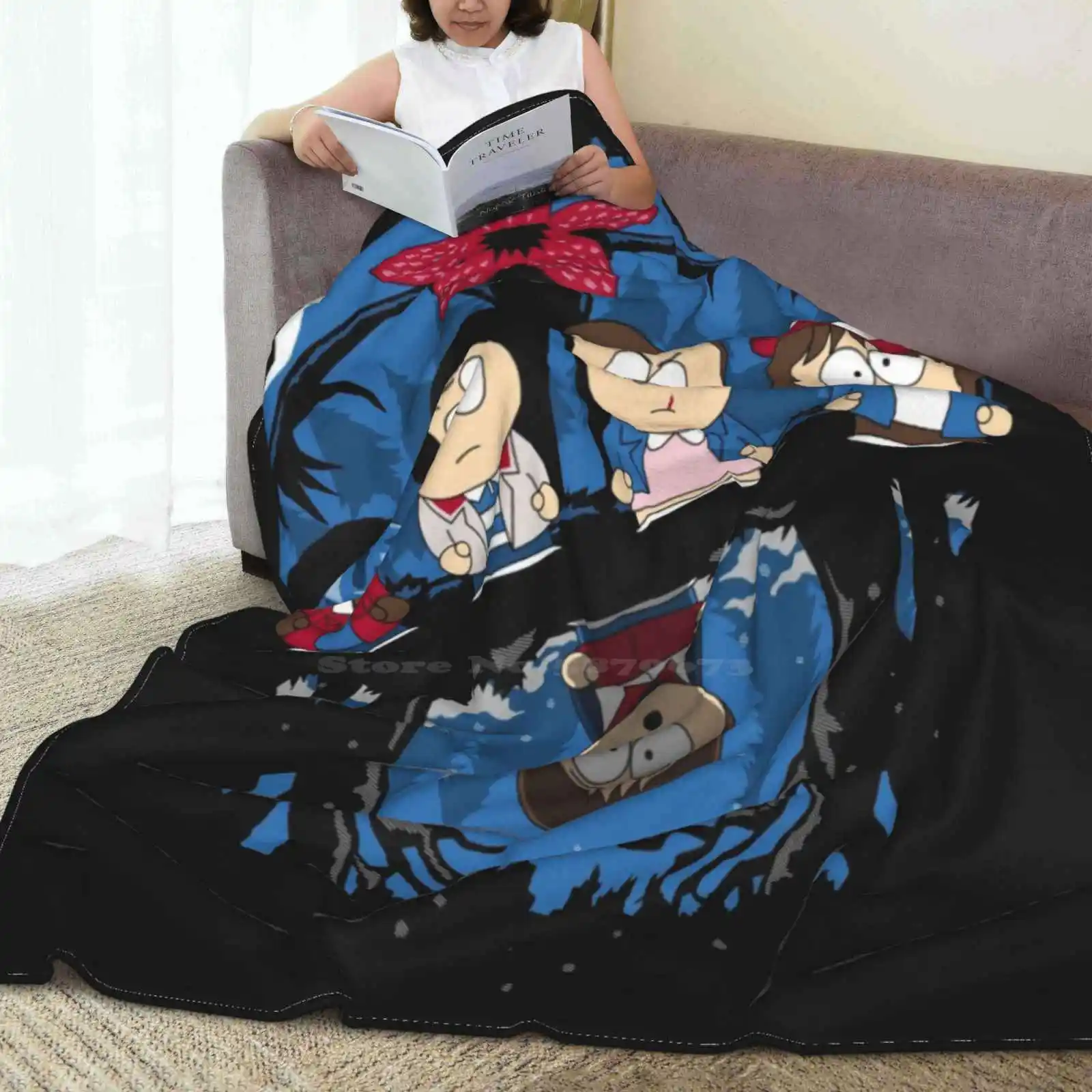 Лидер продаж домашнее фланелевое одеяло в стиле фильма очень странные парки