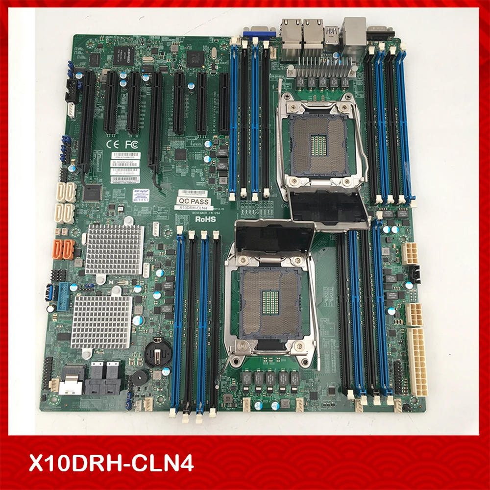 

Server Motherboard For Supermicro X10DRH-CLN4 Fully Tested Good Quality