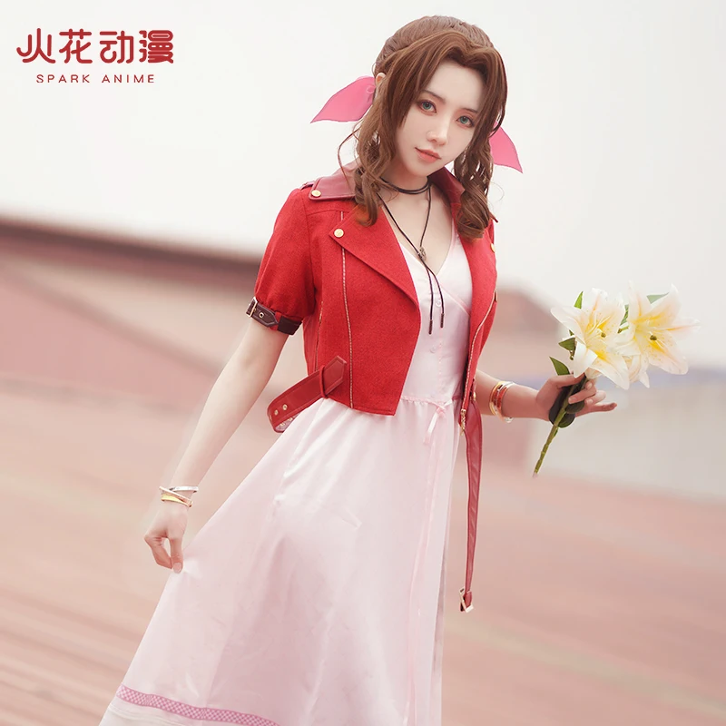 Костюм для косплея Aerith gainsborо Классическая фантазия VII переделанная обувь с