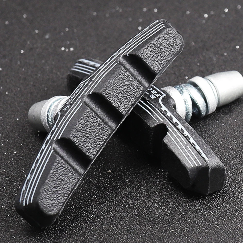 

1Pair MTB Bicycle Silent Brake Pads Cycling Brake Holder Dead Speed Rubber Pads Mountain Road Bike V Brake Cycling Parts