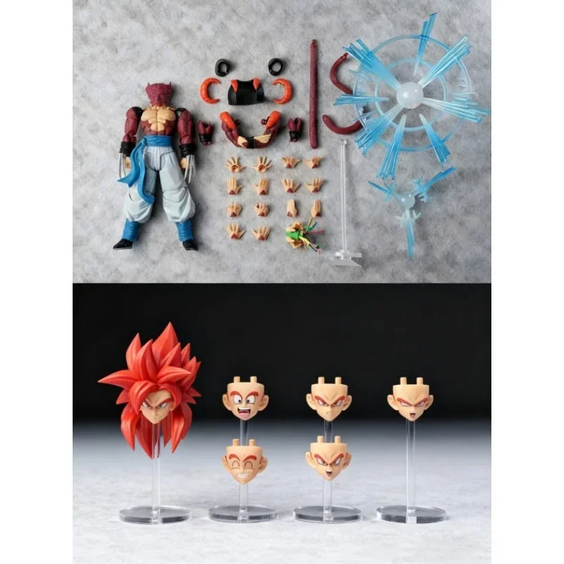Фото Коллекционная фигурка Kamione Tonsenarttoys Dragon Ball SHF Gogeta SSJ4: Аниме-модель для коллекционирования №2