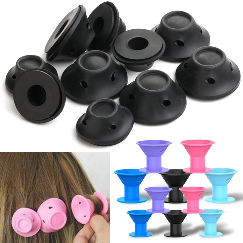 

10/20 шт., силиконовые бигуди для волос