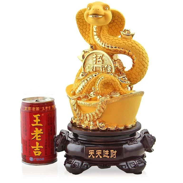 Привлекают богатство зодиакальные животные змеиные украшения для ТВ-шкафа