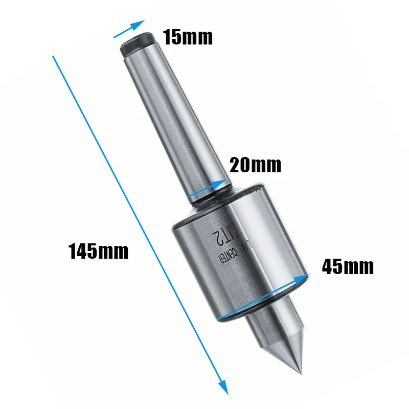 

Стальной Серебряный токарный станок MT2 0,000197 дюйма, инструмент для токарного станка под напряжением, фиксированный вращающийся фрезерный центр под напряжением, аксессуары для конических станков