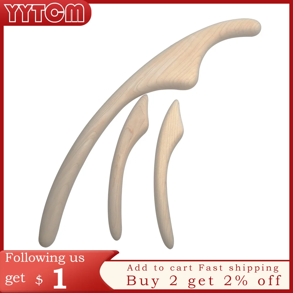 

Japanese Cypress Wood Body carving face carving massage relax Hand Feet Body Healthcare Massage scraping guasha stick