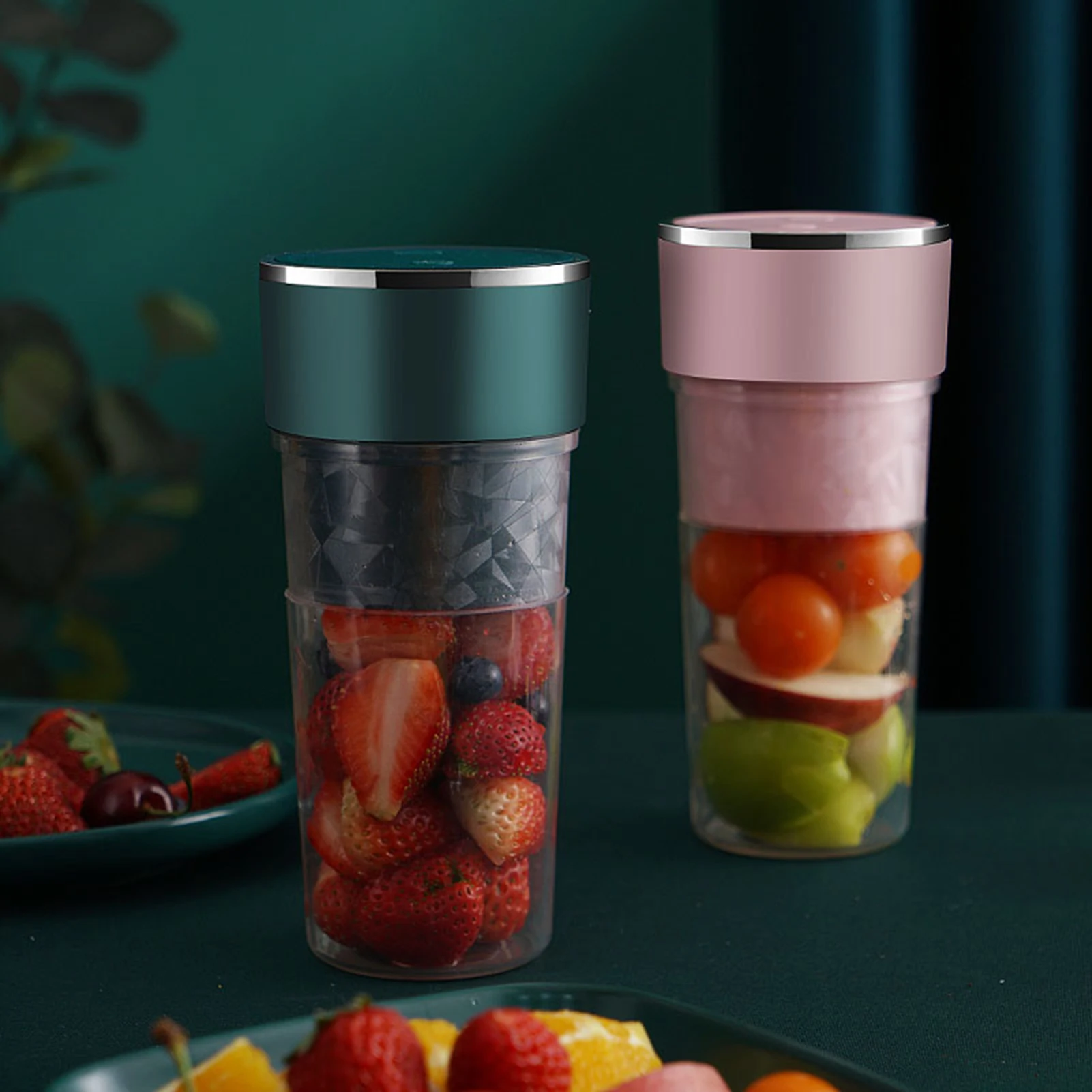 

Portable Electric Juicer Bottle Fruit Smoothie Milkshake Mixer USB Charging Mini Fresh Juice Extractor Squeezer Blender