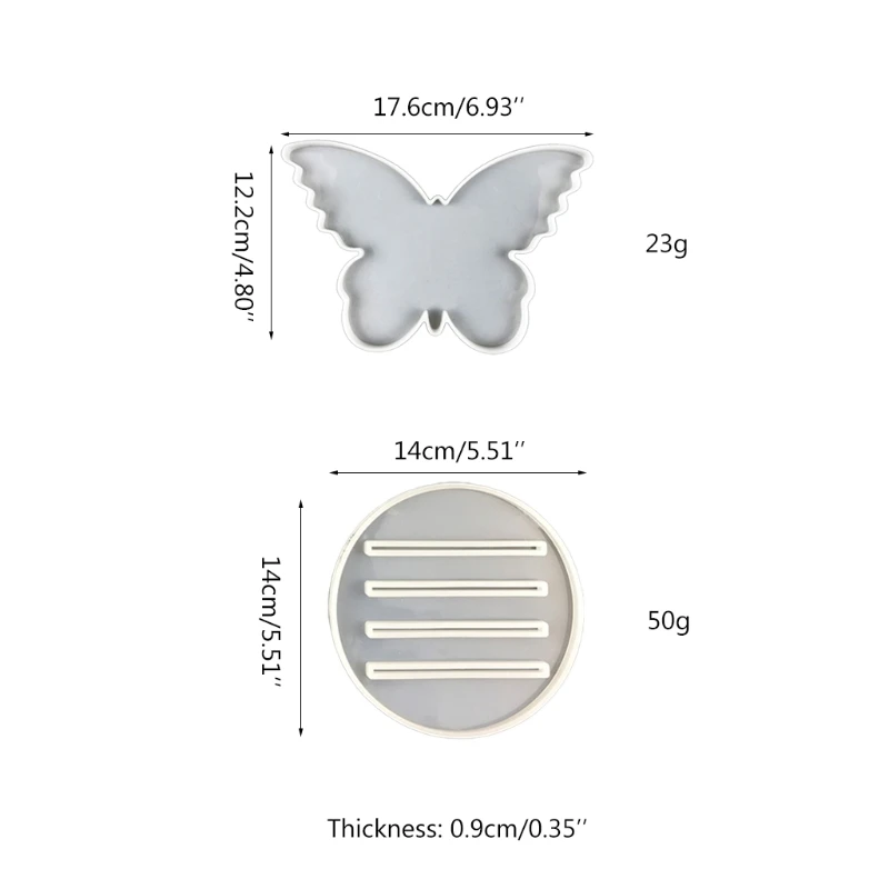 Силиконовый поднос для ювелирных изделий форма литья из эпоксидной смолы коврик