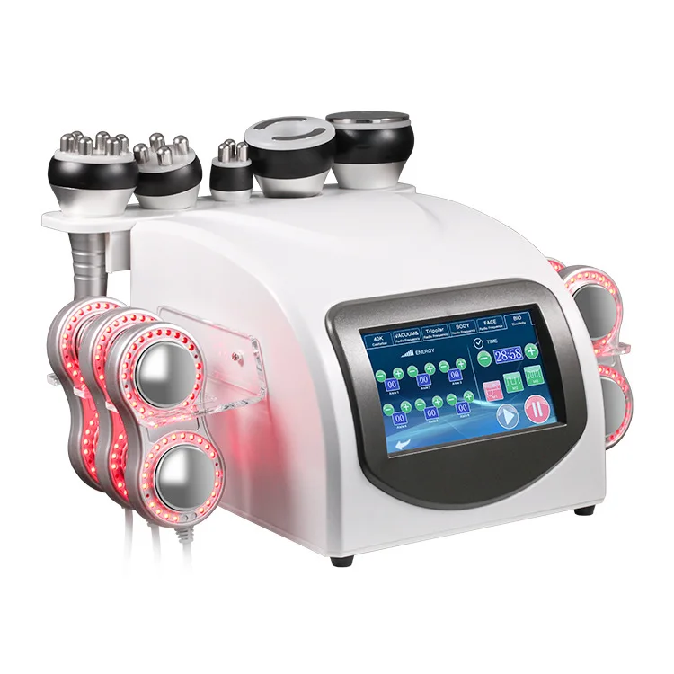 

6 in 1 Vacuum Cavitation And Body Slimming System Ems Slimming System CAVITATION /VACUUM /LASTER MULTIPOLE RF/Ems