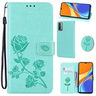 Чехол-книжка с цветочным рисунком для Xiaomi Poco X3 NFC M2 M3 10T Pro Lite Redmi 9 9A 9C 9S 7 7A 8 8A 6 6A Note 9 Pro Max 9S 8 7 6 Pro 8T