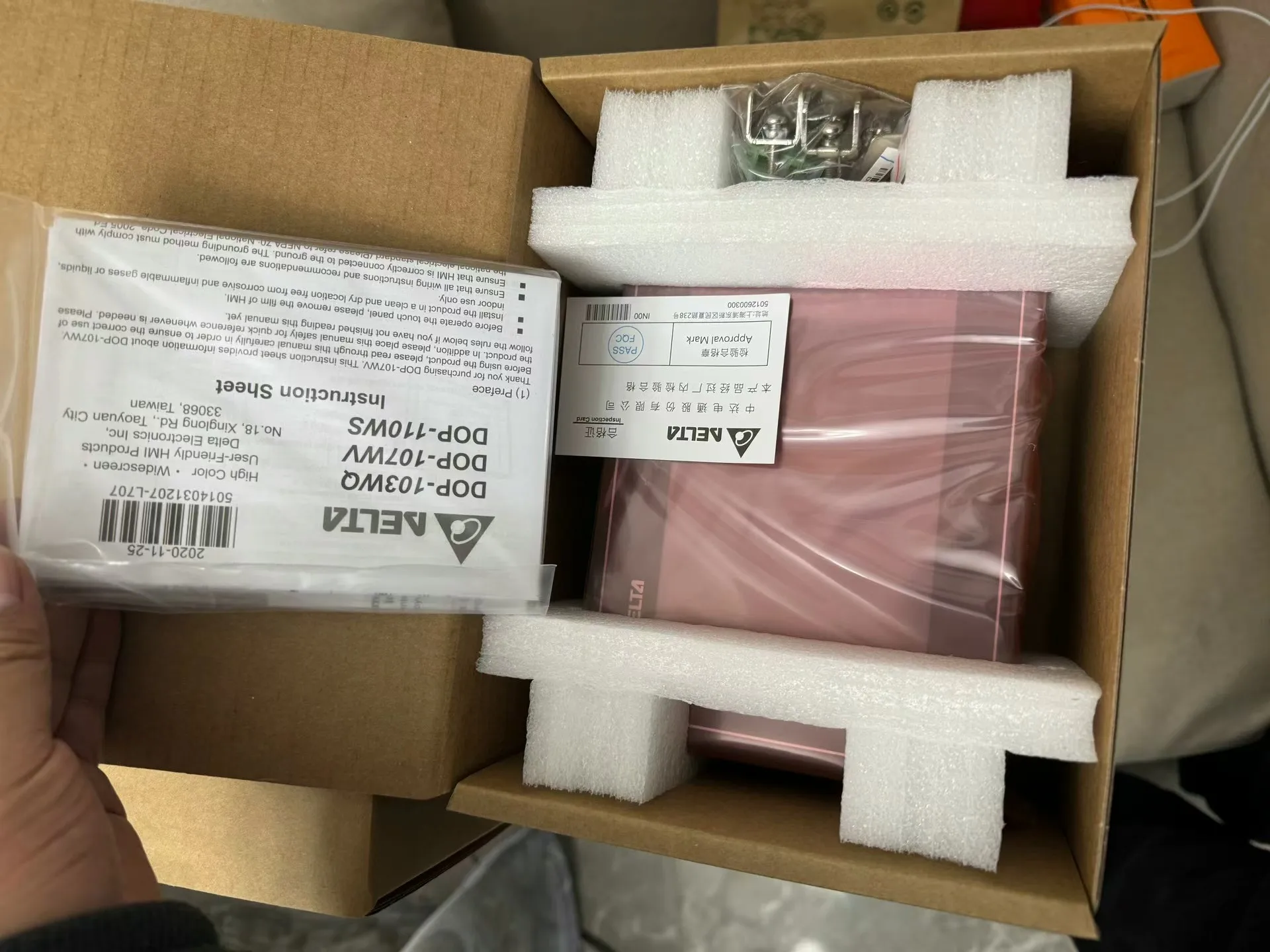 DOP-110WS 10-дюймовый сенсорный экран HMI DOP110WS ЖК-сенсорный и гарантия один год