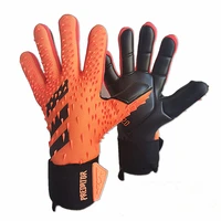 detachable wrist strap goalkeeper glove non slip professional soccer goalkeeper gloves 4mm natural latex aldult goalie gloves