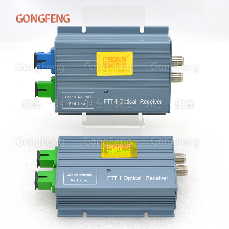 Новый оптический приемник CATV с узлом FTTH WDM AGC 2RF Выход 80dBuV Волоконно-оптическое
