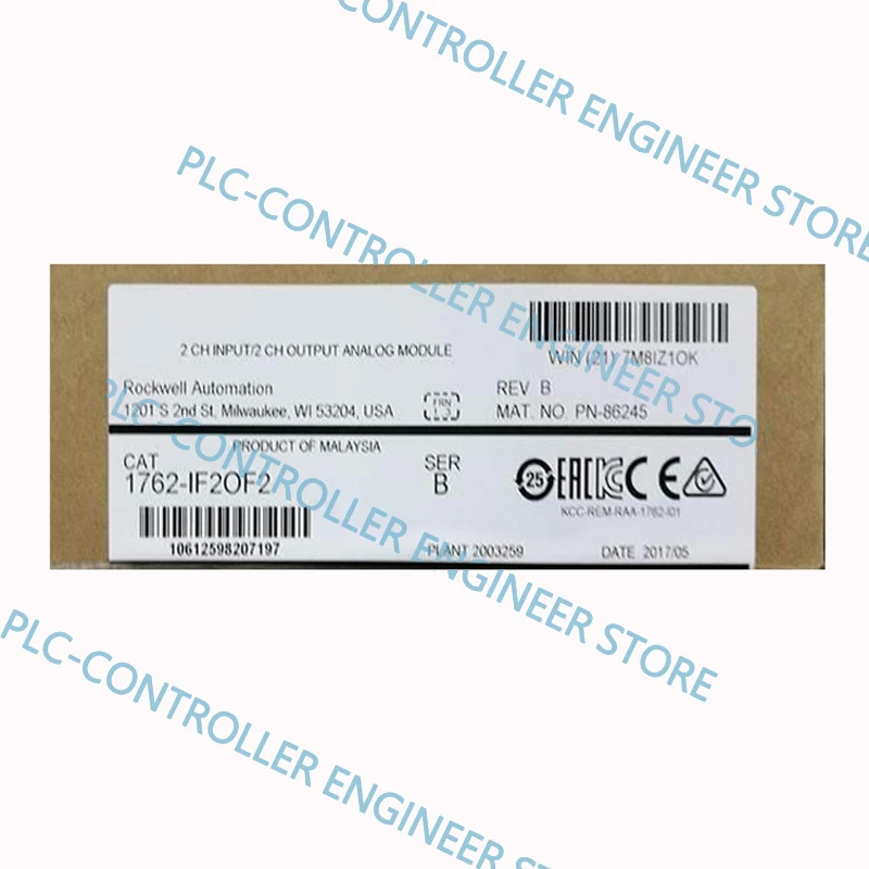

Новый в коробке контроллер PLC 24 часа в течение отгрузки 1762-IF20F2