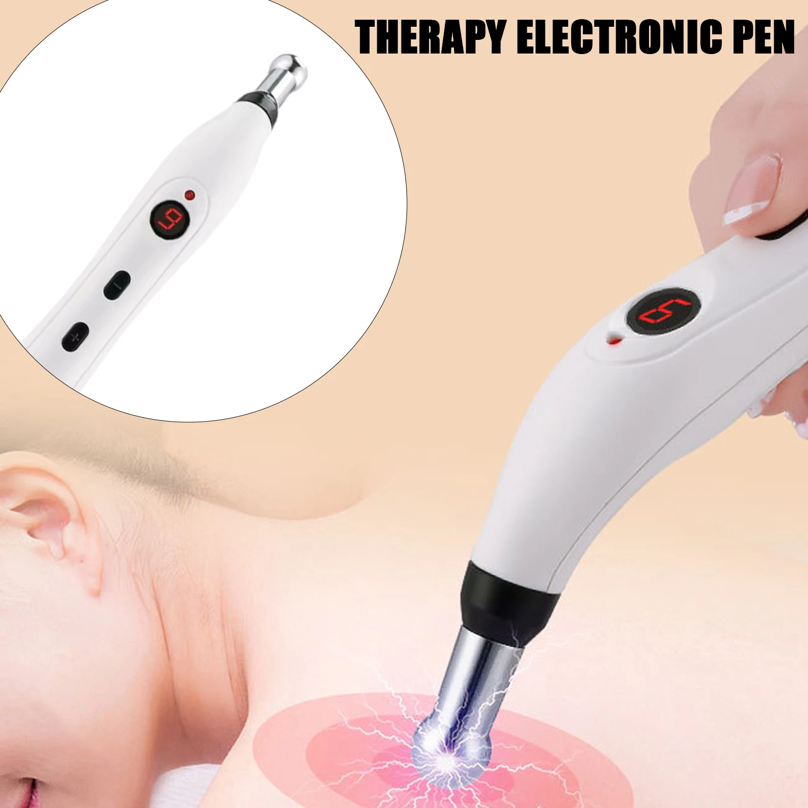 

Intelligent Electronic Acupuncture Pen Automatically Seeks Points for Physiotherapy Dredging Meridians Points Health Care
