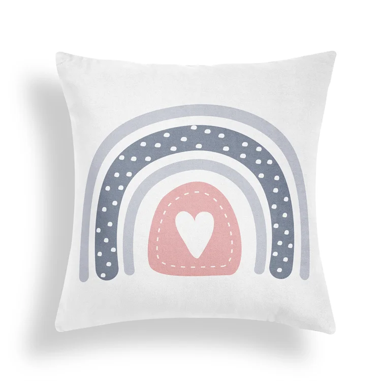 

Домашний декор, наволочки для диванных подушек, Радужный чехол для подушки в стиле бохо, розовый чехол для сиденья, роскошный декоративный ч...