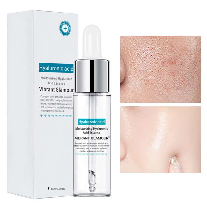 

Face Serum Moisturizing Anti-Aging Anti-Wrinkle Oil Control Shrinking Pores Whitening Firming Hyaluronic Acid Skin Care 15ml