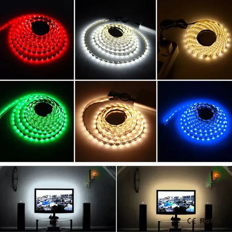 Светодиодная лента RGB для подсветильник Ки телевизора 5 в постоянного тока 2835