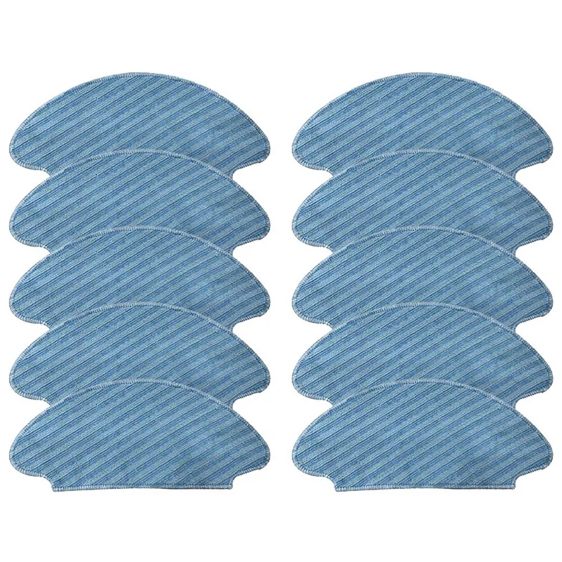 

10Pcs Mop Cloth For Tefal RG6875 Robot Vacuum Cleaner Replacement Parts Household Cleaning Accessories