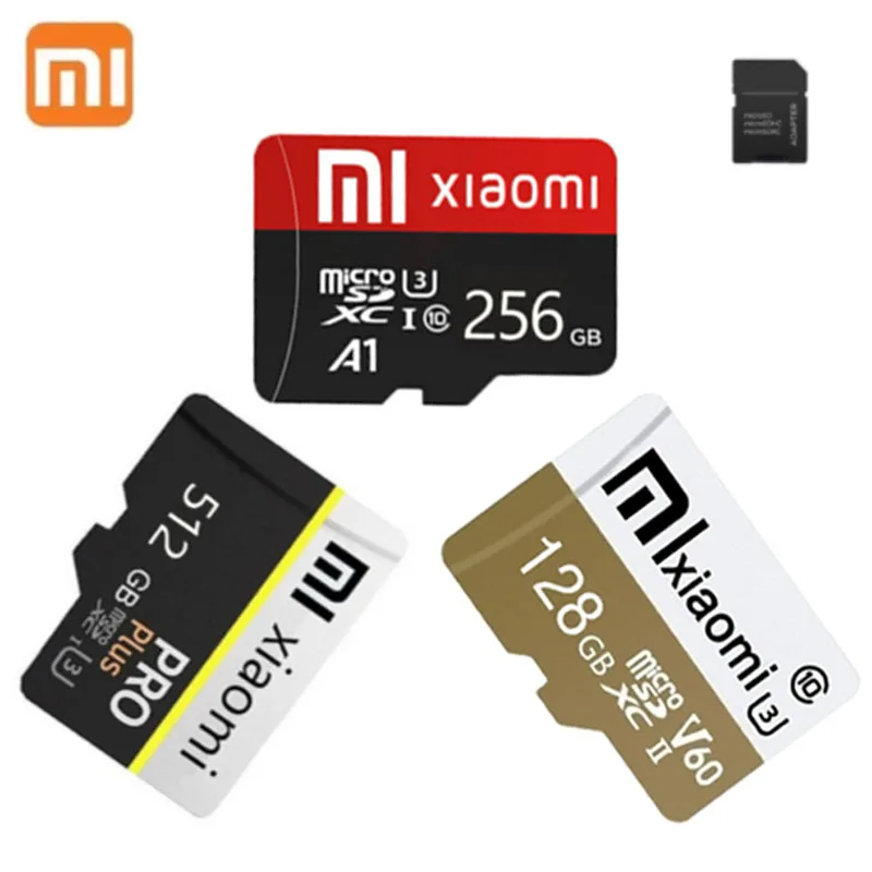 

Карта памяти Micro SD XIAOMI, 32 ГБ, 64 ГБ, 128 ГБ, 256 ГБ, 512 ГБ, 1 ТБ, SD/TF флэш-карта, карта памяти для телефона, высокоскоростная карта памяти