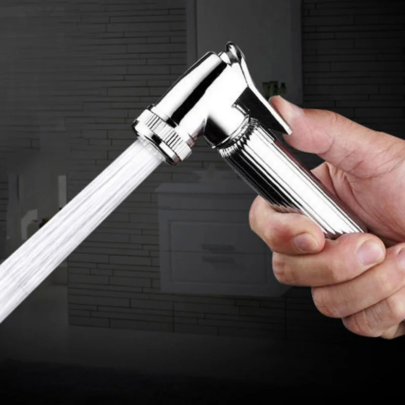 

All Copper Bathroom Toilet Hand-held Booster Spray Gun Small Shower Water Saving Bathroom Spray Bathroom Shower Head