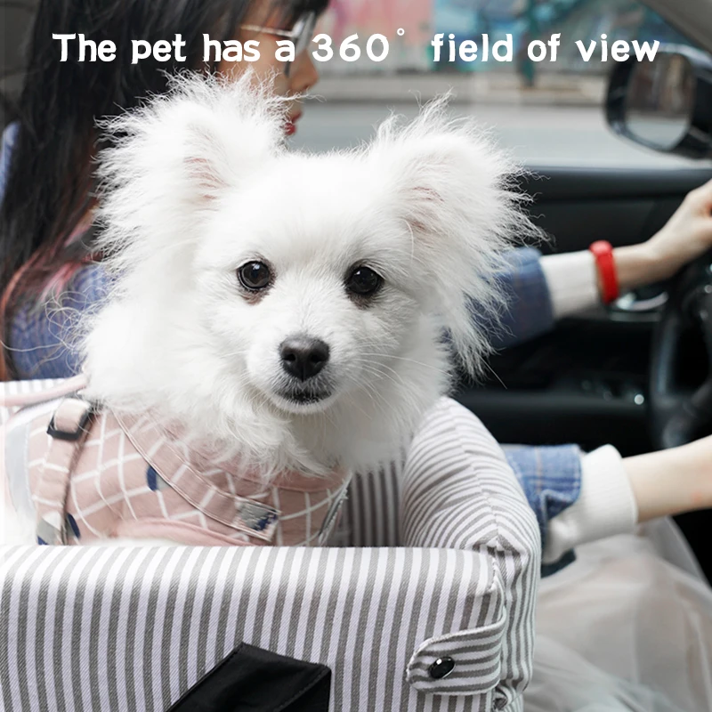 

2022 Transport Small Dog Control Central Dog Protector Portable Cat Car Safety Travel Seat Nonslip For Bed Car Carrier Dog Pet