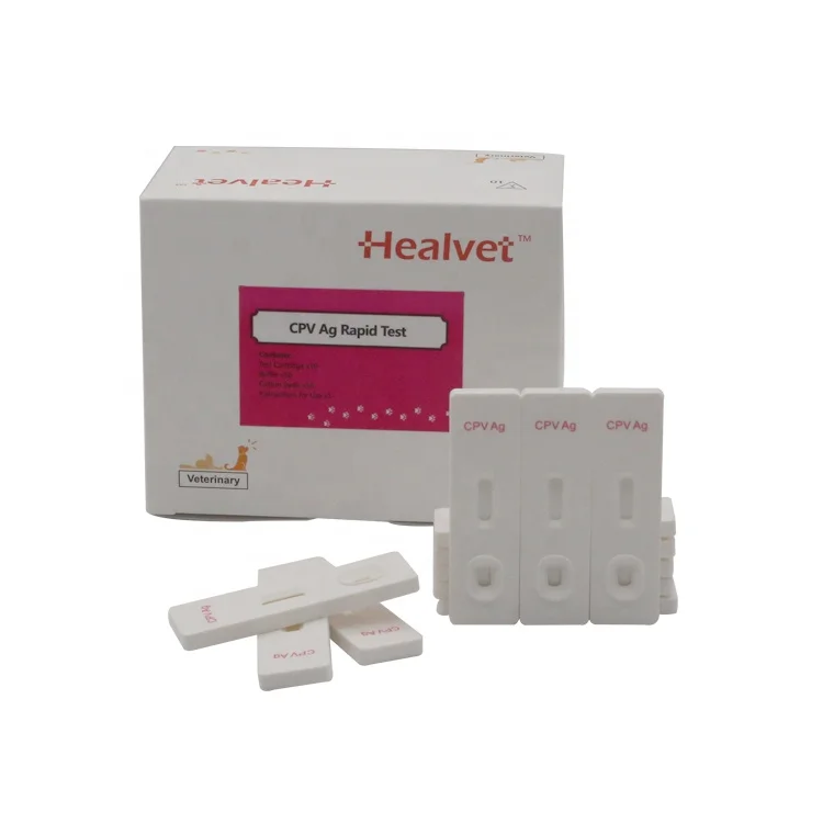Фото Набор реагентов Healvet Canine CPV Care Kit для выявления парвовируса у собак (вспомогательные тест-полоски) для ветеринарного использования №2
