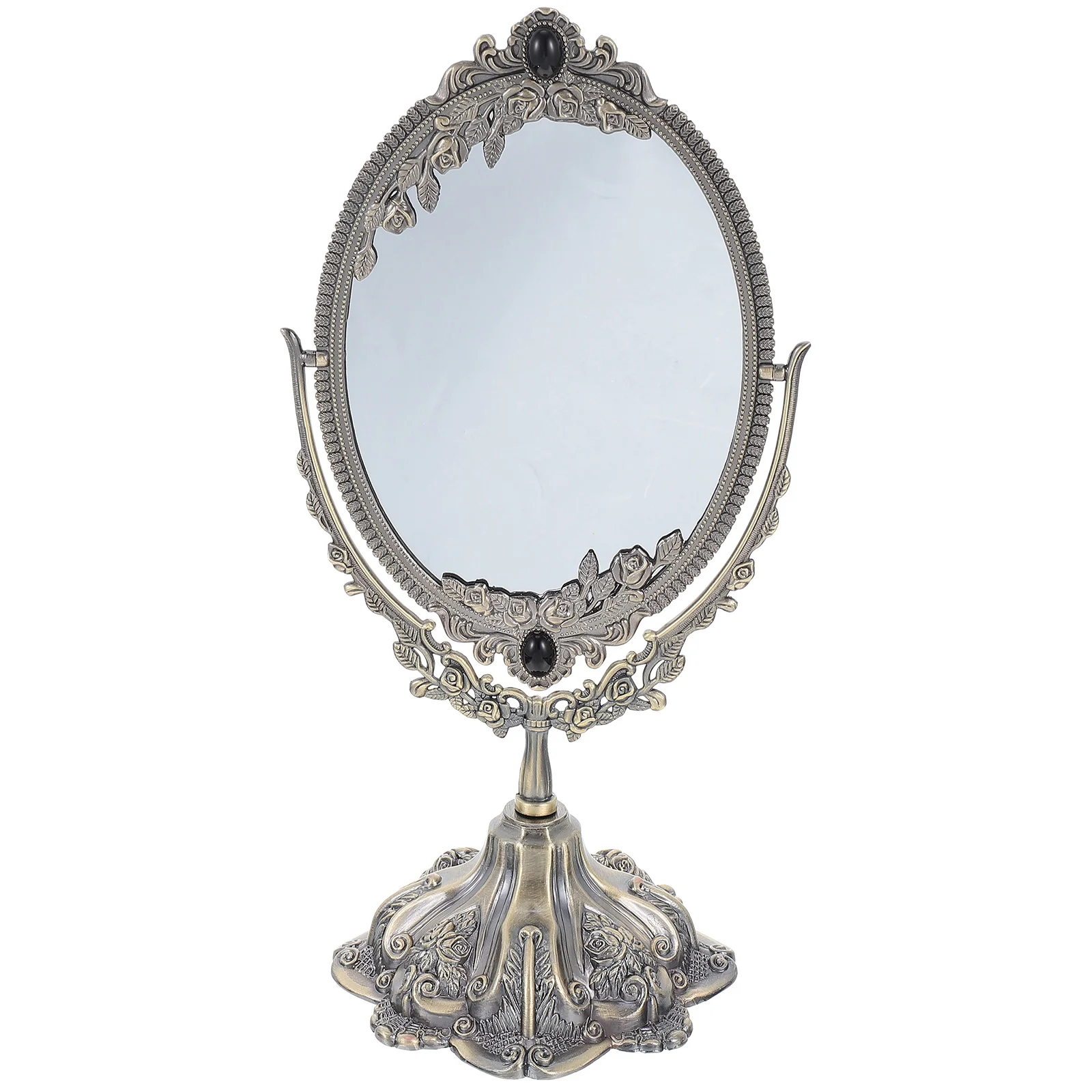 

Double-side Desktop Mirror Retro Makeup Mirror European Style Cosmetic Mirror
