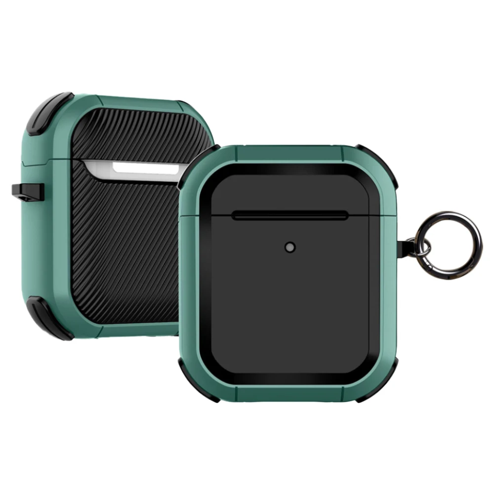 

Чехол для Airpods 2, роскошный защитный чехол для наушников Apple airpods 2 3 pro Air pods 2, противоударный чехол с крючком