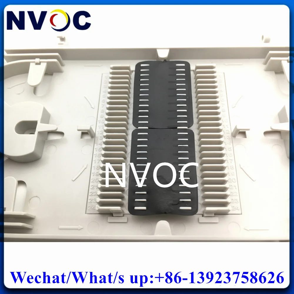 10 шт. 48-жильный лоток для оптоволокна с 48 портами пластиковый FTTH