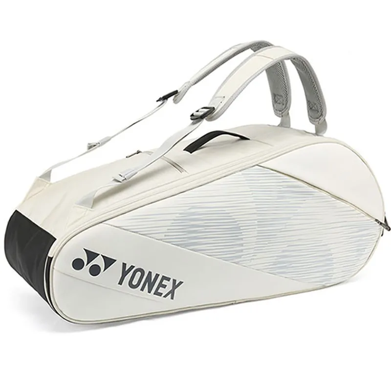 Original YONEX PU Sports Racket Bag for 8 pcs Badminton With Shoes Pocket Unisex Shuttlecock Accessories Tennis Racquet Backpack