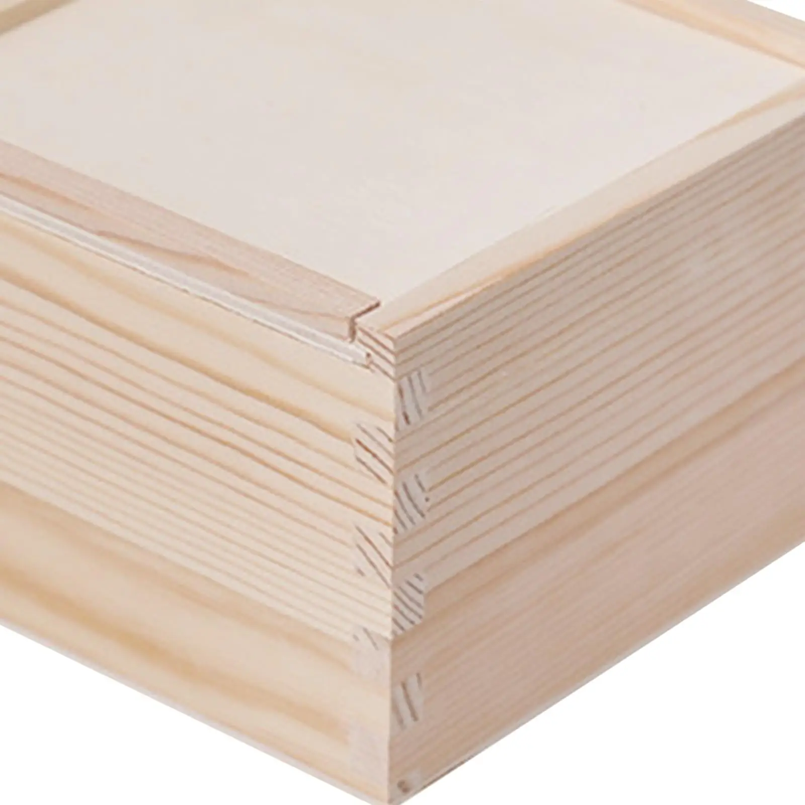 Деревянная коробка для хранения подарочная декоративная с выдвижной крышкой