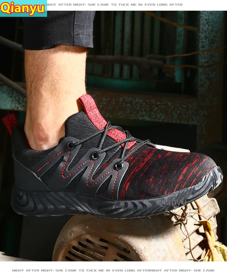 

New Men's Ladies Safety Shoes Fashion Work Sports Indestructible Protection Anti-Slip Anti-Drop